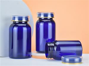 藍色保健品瓶-150ml膠囊瓶-膠囊瓶